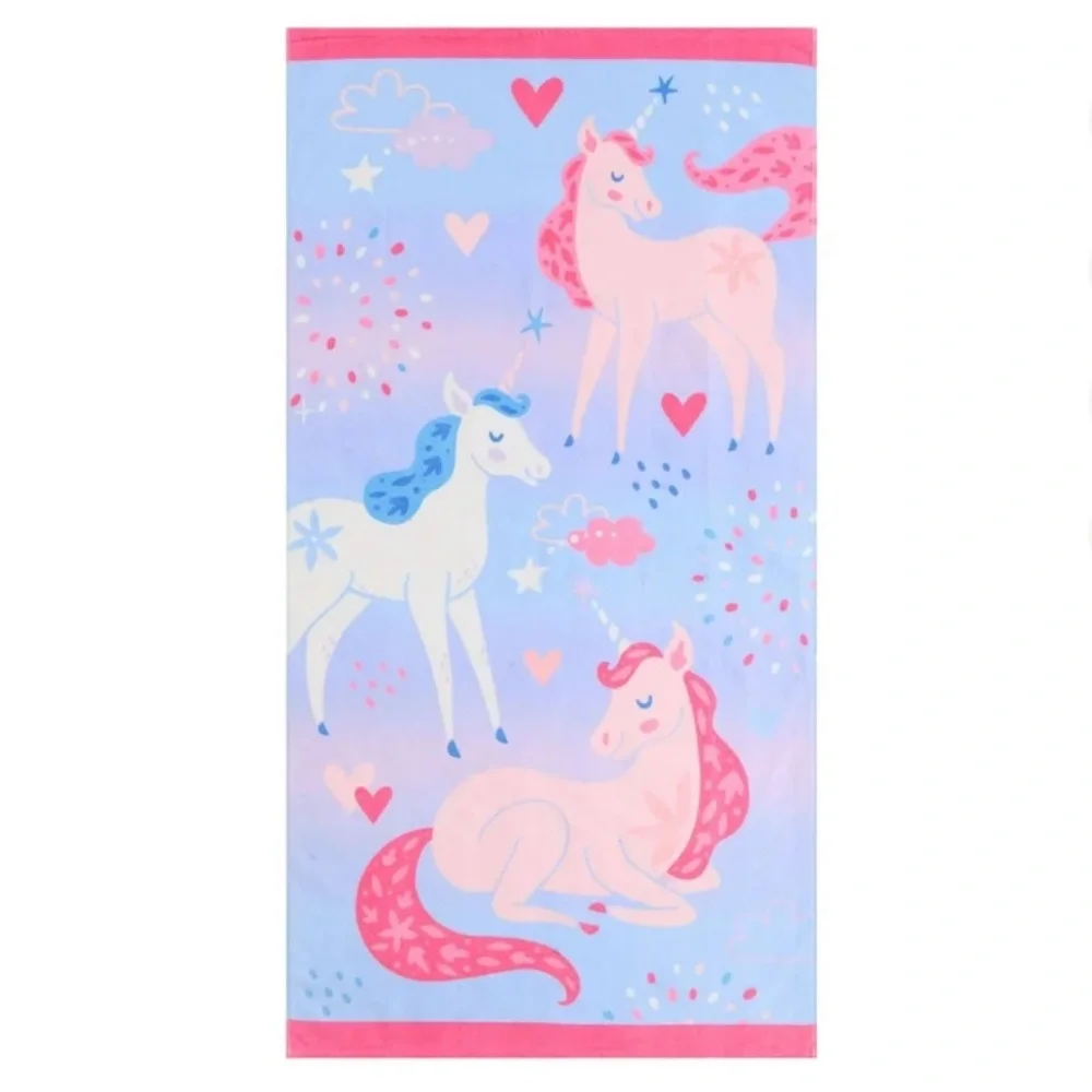 ❤️Mainstays Unicorn Print Towel New!